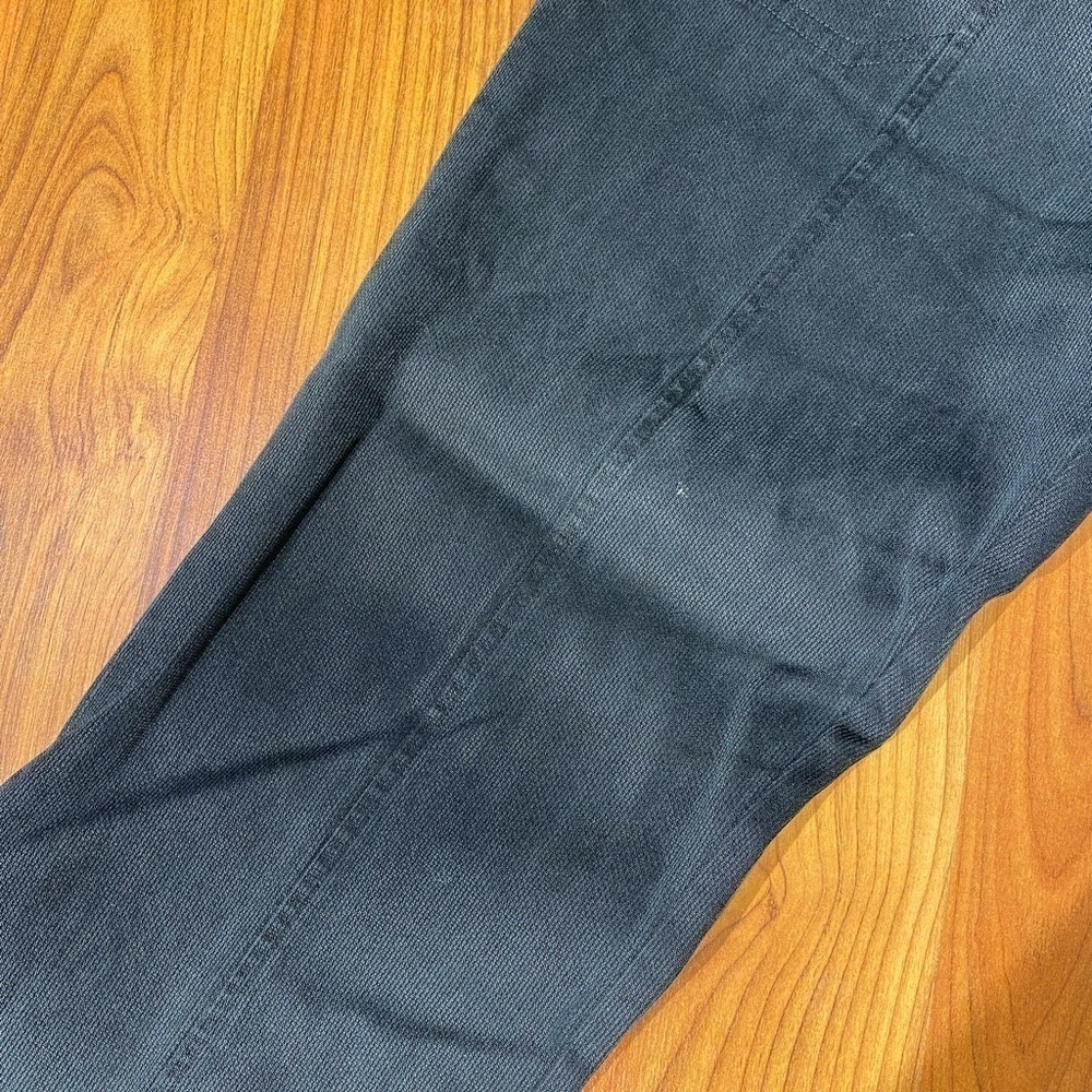 J. JILL Stretch black retro y2k 90s flat front high waisted straight leg pants - Picture 2 of 10